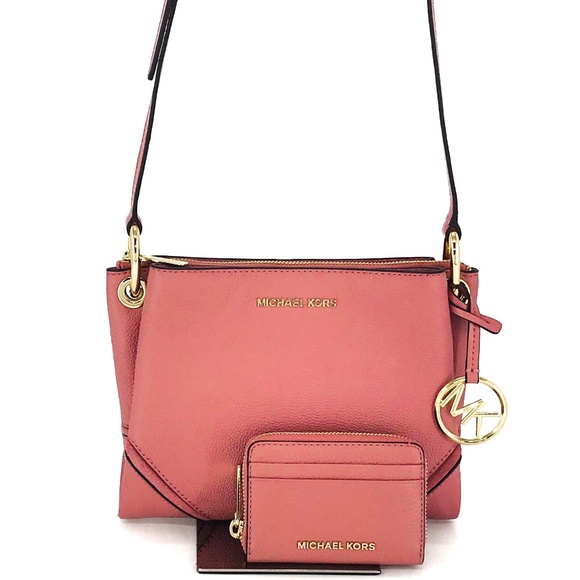 Michael Kors Handbags - 2PCS Michael Kors Nicole Crossbody Bag Wallet